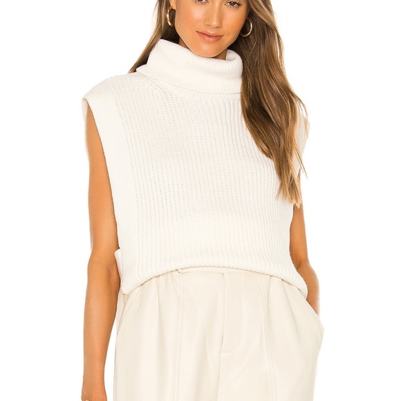 Collin turtleneck pullover in ivory (from Revolve) - Picture 2 of 5